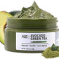 Facial Mask Avocado Green Tea Clay Mask, Matcha Mud Mask, Hydrating, Moisturizing, Deep Pore Cleansing, Acne Treatment, Detox Spa Facial Mask Skin Care, 120g