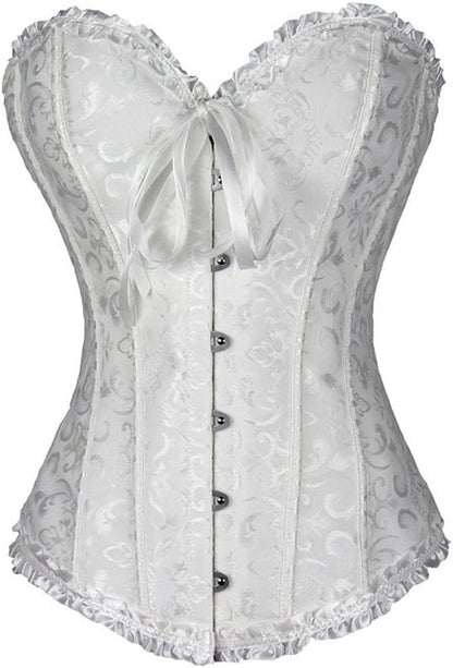 Revolutionary bustier corset Lingerie - White
