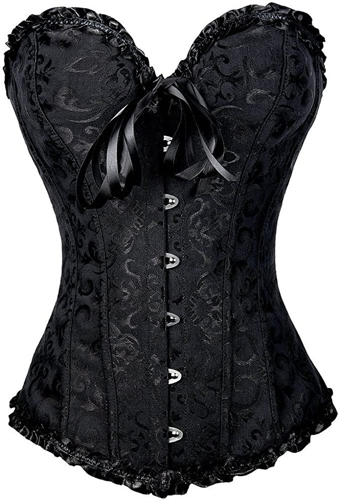 Revolutionary bustier corset Lingerie - Black