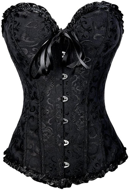 Revolutionary bustier corset Lingerie - Black
