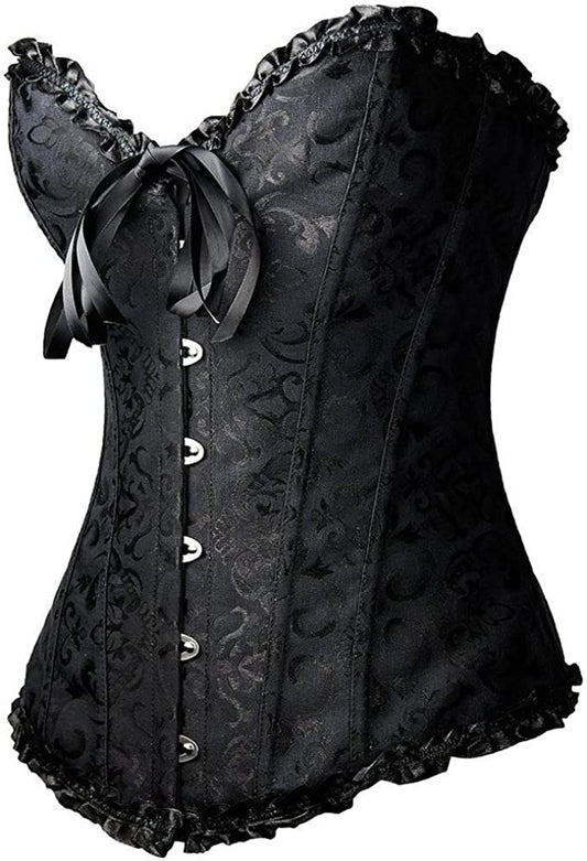 Revolutionary bustier corset Lingerie - Black