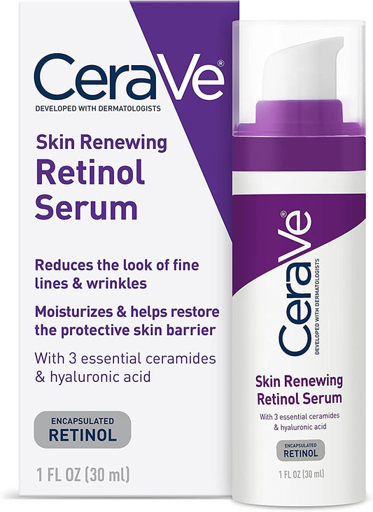 Anti Aging Retinol Serum | Cream Serum for Smoothing Fine Lines and Skin Brightening | With Retinol, Hyaluronic Acid, Niacinamide, and Ceramides