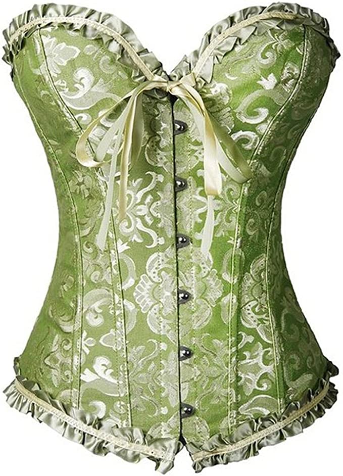 Revolutionary bustier corset Lingerie - Green