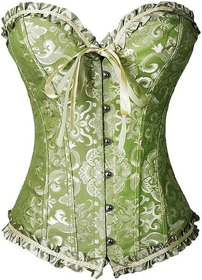 Revolutionary bustier corset Lingerie - Green