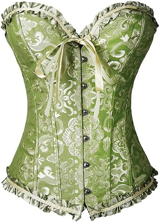Revolutionary bustier corset Lingerie - Green