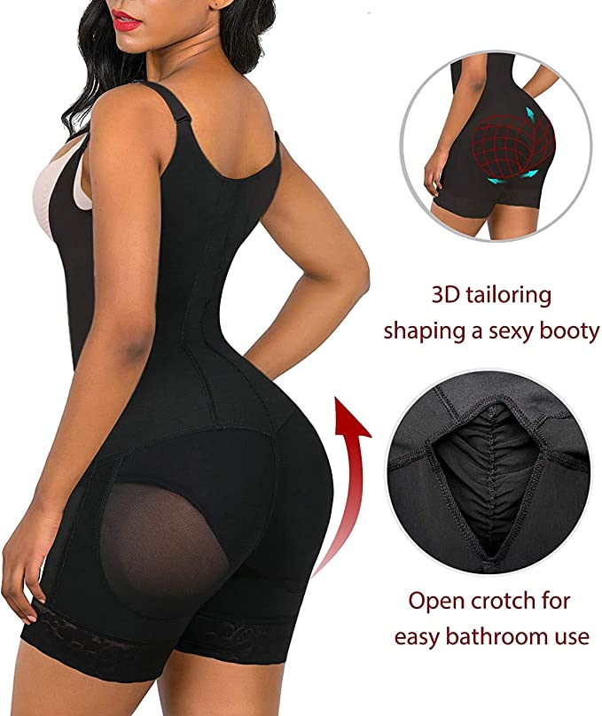 Fajas ColombianasShapewear Tummy Control Body Shaper Butt Lifter Thigh Slimmer Shorts