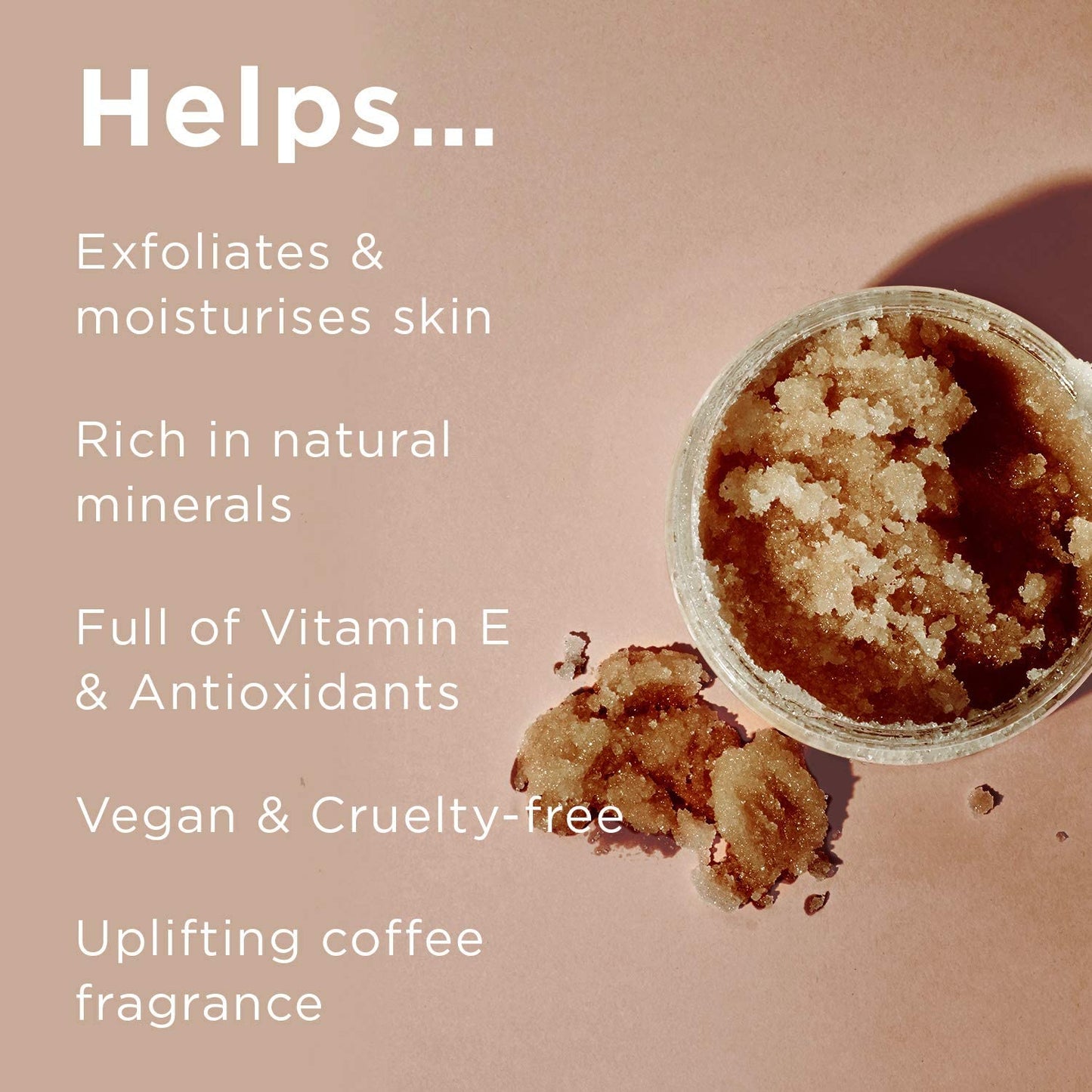 Dead Sea Salt & Coffee Body Scrub 500g