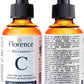 ORGANIC Advanced Vitamin C Serum and Hyaluronic Acid for Face, Eye Contour Anti-Aging