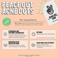 Acne Dots Hydrocolloid Anti-Acne Pimple Patches with Salicylic Acid and Vitamin A to Quickly Clear Blemishes - 20 dots