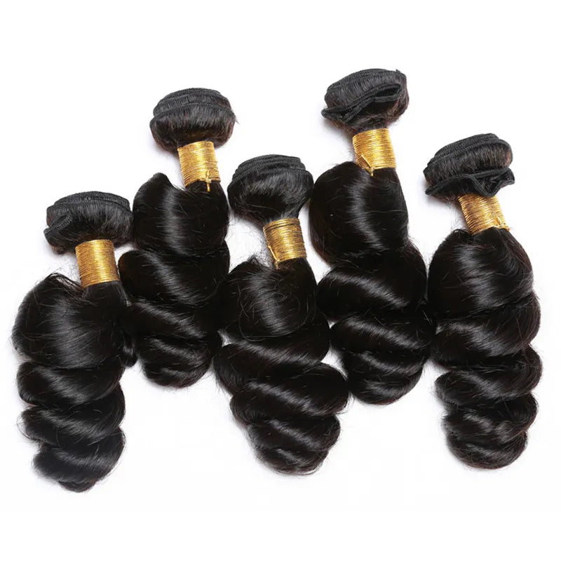 Supreme Plus Raw Virgin Hair Extensions Bundle Only -  Brazilian Hair Peruvian Hair