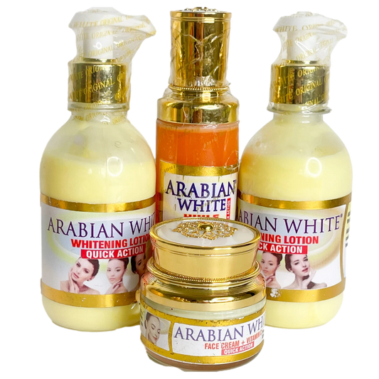 Advanced Skin Whitening Cream set - Arabian White Quick Action Skin Lightening Lotion Set